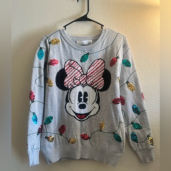 Disney Sweaters - Disney Minnie Mouse Christmas sweater size Medium